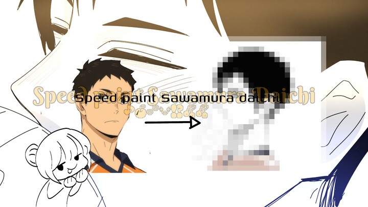 ♪Speed paint Sawamura Daichi ♪ Haikyuu ♪ Art