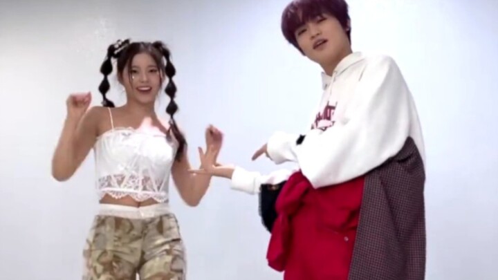 Tantangan tari lagu baru ISTJ oleh anggota NCT Dream, Jongwoo, dan Zhang Guizhen, yang salah menguca