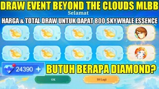 HARGA DAN TOTAL DRAW UNTUK MENDAPATKAN 1 SKIN BEYOND THE CLOUDS XAVIER MOBILE LEGENDS