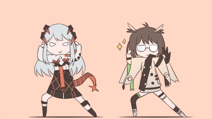 【明日方舟/手书】 爱杀方舟全员蹦迪