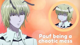 Pouf Being a Chaotic Mess