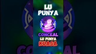 Lu punya conceal lu punya kuasa 🙌✍️ #contentcreatormlbb #kadita #wiamungtzy #mobilelegends
