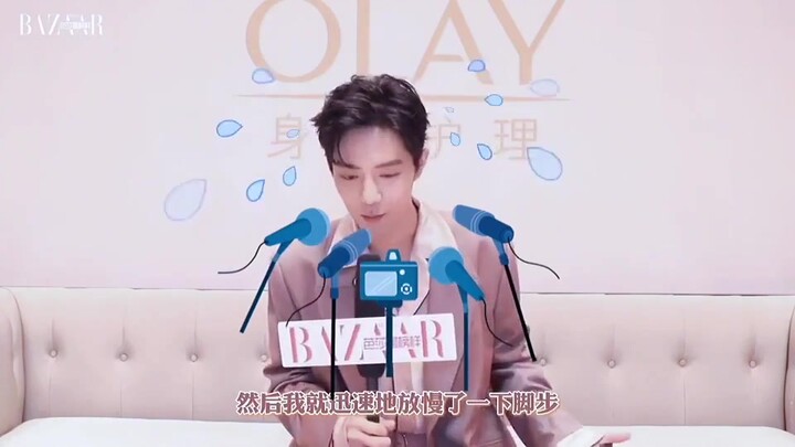 Xiao Zhan walked the red carpet so fast that netizens joked, “The red carpet’s too hot!” Xiao Zhan r