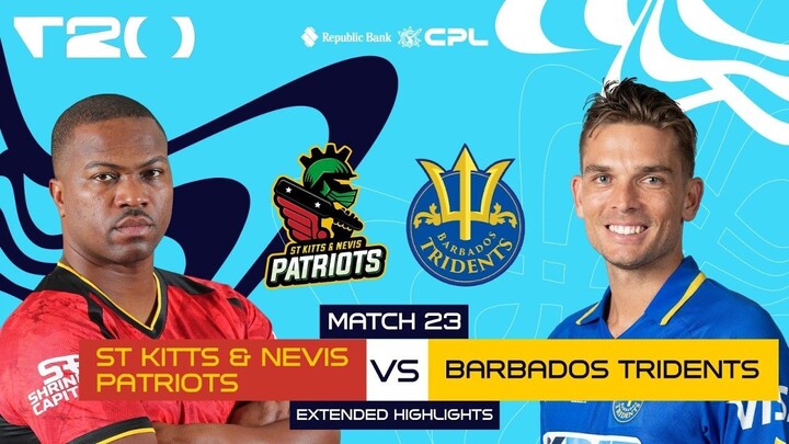 Extended Highlights _ St Kitts & Nevis Patriots vs Barbados Tridents _ CPL 2026