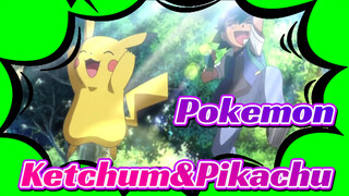 Pokemon|【AMV/Ketukan Singkron/Ketchum&Pikachu】Kau adalah duniaku yang lembut