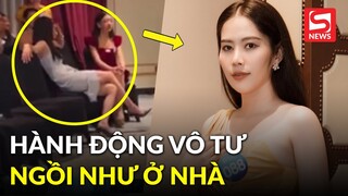 Netizen tranh cãi với hành động vô tư quá mức của Nam Em tại Miss World: Có nghiêm túc quá không?"