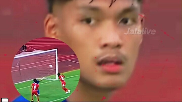 Kiper malaysia udah blunder. IBRA pemain timnas indonesia u-20 kok malah nyundulnya ke atas?! timnas