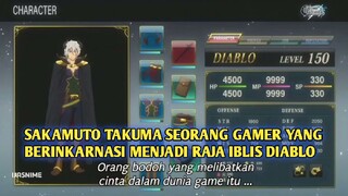 Berinkarnasi nya Sakamuto Menjadi Raja Iblis Diablo