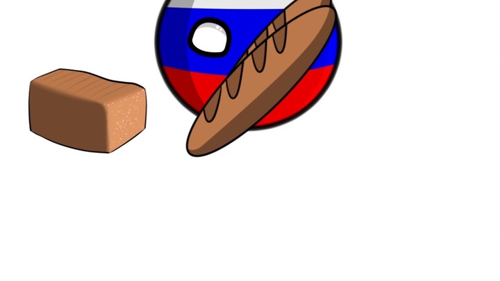 Russian ball can’t find his vodka, please help him [Poland ball]