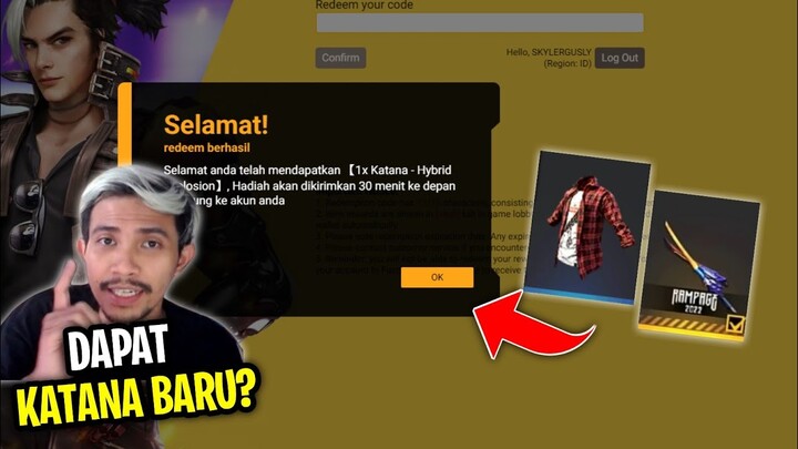 BONGKAR 5 KODE REDEEM FREE FIRE TERBARU HARI INI 11 JULI 2022 RESMI LANGSUNG DARI GARENA FF