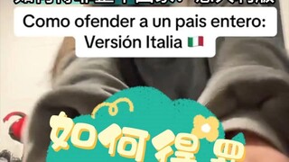 How to Offend an Entire Nation — The Italian Version