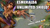 MOBILE LEGENDS : ESMERALDA UNLIMITED SHIELD, ENDLESS SHIELD