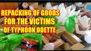 RELIEF GOODS FOR THE VICTIMS OF TYPHOON ODETTE | Talisay City, Cebu | Update