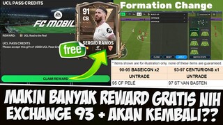 MAKIN BANYAK REWARD GRATIS! BOCORAN EXCHANGE TERBARU OVR 93+ EVENT CENTURIONS EASPORT FC MOBILE