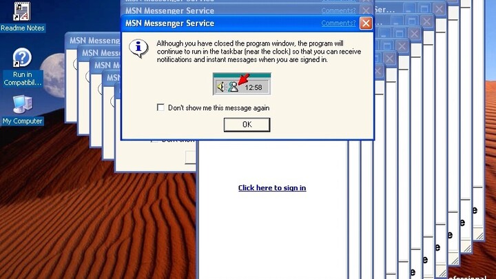 Windows Whistler Build 2463 Crazy Error