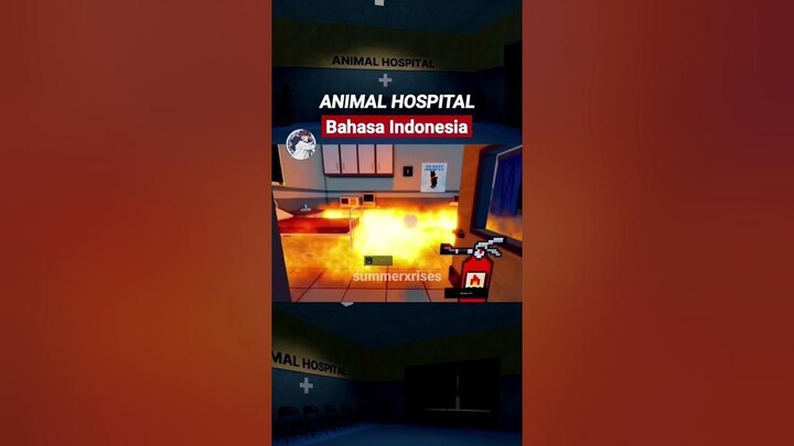 [ANIMAL HOSPITAL] ADA YANG BAKAR BAKAR! BAHASA INDONESIA #feedshorts #roblox #an