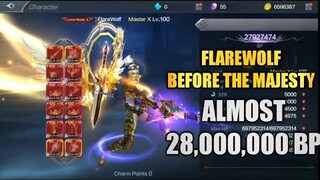 FLAREWOLF BEFORE THE MAJESTY COMPETITION ALMOST 28,000,000 BP MU ORIGIN 2