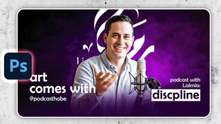 Podcast Thumbnail Design in Photoshop | Easy Tutorial #thumbnialdesign #podcastthumbnaildesign