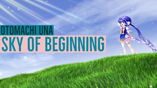 【Otomachi Una】 Tried to Sing 「Sky of Beginning」。【Jin】