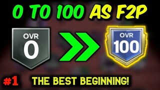 THE BEST BEGINNING EVER - 0 to 100 OVR as F2P in FC Mobile [Ep 1]