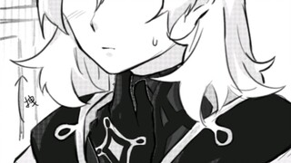[Kongke] Kongge was scratched by a cat, Mr. Albedo, do you have any clues?|･ω･｀)