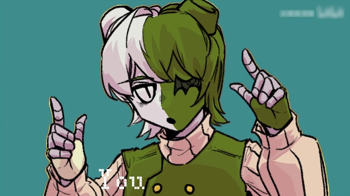 [Danganronpa /Black and White Bullet/Anthropomorphic Handwriting]故にﾕｰｴﾝﾐｰ(So you and me)