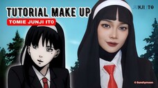 【 Hijab Cosplay 】 Tutorial Makeup Cosplay「Tomie - Junji Ito:Collection」 ©sunshymoon