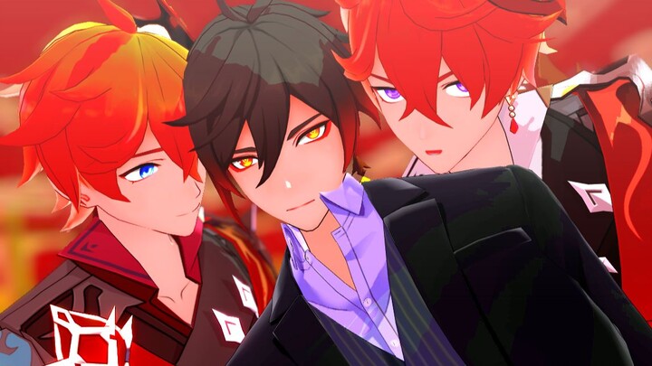 [Genshin Impact MMD Gongzhong] Ông Zhongli, đừng cố gắng nữa [Dadalia Zhongli]