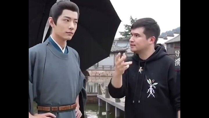 The official BTS footage of XiaoZhan as Zanghai!Hardworking and so gorgeous!😍 #XiaoZhanxZanghaiZhuan