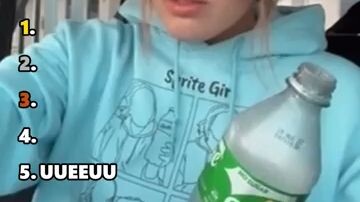 ketika minum sprite satu botol 😁😅