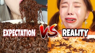 Mukbangers Expectations VS Reality🌶️🔥😋🆚🥵