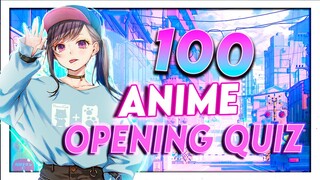 ULTIMATE ANIME OPENING QUIZ [VERY EASY - MEDIUM ] -100 OPENINGS (ANIME QUIZ & OTAKU TEST) #3  💙 💙 💙