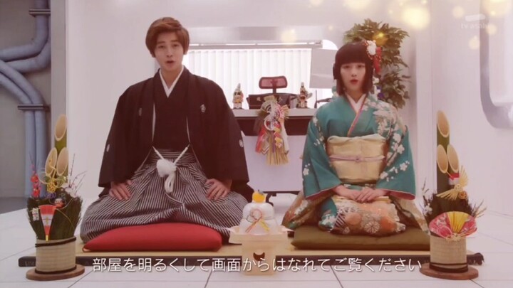 假面骑士们送上新年祝贺！
