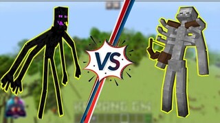 Mutant Enderman Vs Mutant Skeleton In Minecraft Mob Battle Mod - Mods - Minecraft