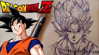 DRAWING GOKU☆DRAGON BALL//#FAMTHR