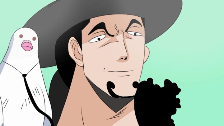 gambar rob lucci one piece versi gabut