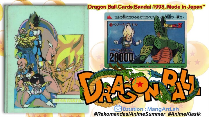 Dragon Ball Cards Bandai 1993, Made In Japan"